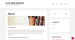 Desktop Screenshot of fliawebdesign.com